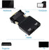 VGA to HDMI Converter 1080 P VGA to HDMI Adapter with Video 1080P for PC Laptop to HDTV Projector with Audio Cable and USB Cable...