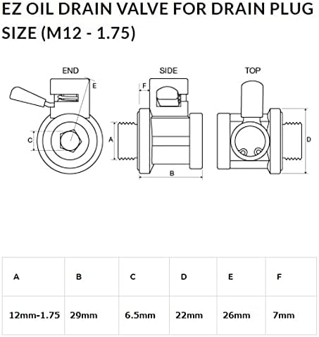 EZ-107 EZ Oil Drain Valve...
