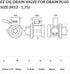 EZ-107 EZ Oil Drain Valve...