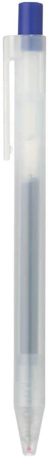 MUJI - 0.5mm Blue Smooth Gel Ink Retractable Ballpoint Pen (10 Pieces)...