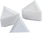 40Pcs White Bead Sorting Trays Triangle Shape Jewelry Storage Plate Painting Plastic for Craft and DIY Needs...