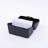 Teensery 1 Pack Index Card Case Holder Multi-purpose Plastic Organizer Holder for Notecard Recipes Business Card, Black...