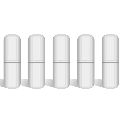 stonylab Magnetic Stir Bar, 5-Pack 25 mm PTFE-Coated Stir Bar Set Magnetic Stirring Bars White Stir Mixer for Stirrers Laboratory Stir Plate Bar, ...
