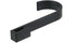 10pcs Solid S Hooks Aluminum Alloy Small Hooks Black Wire Shelf Hooks for Hanging Pots, Pans, Plants, Coffee Mugs, Kitchen Utensils, 2.28"×0.29"×1...
