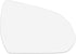 X AUTOHAUX Car Rearview Mirror Glass W/Backing Plate Heated Right Passenger Side for Hyundai Elantra 2015 2017 2018...