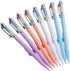 Rainbow series cute 0.5mm Point Mechanical Pencils Pack of 8 Pcs...
