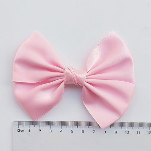 Chenkou Craft Mix Bulk 50pcs Ribbon Flowers Bows Craft Wedding Ornament Appliques A0241...