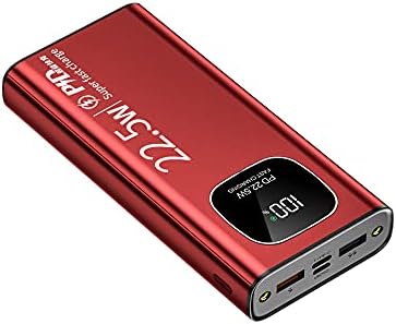 Portable Charger 20000 mAh Power Bank PD 20W Fast Charging Portable Charger LED Mirror Display Screen Slim Portable Phone Charger for iPhone 14/13...