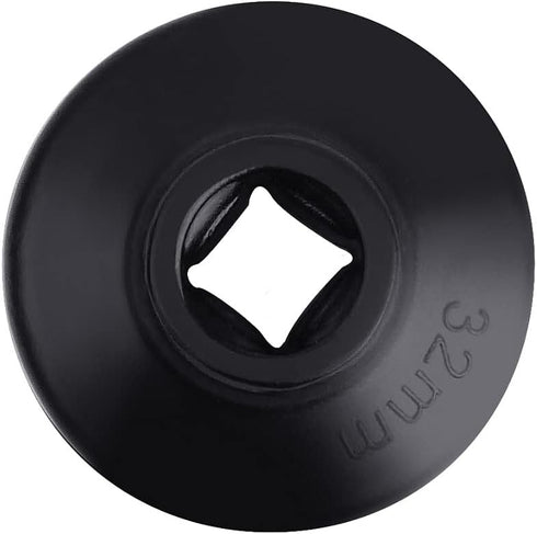32mm Socket for GM,Volkswagen,Pontiac Chevrolet,Saturn,Pontiac,Saab, 6-Point Oil Filter Wrench, 3/8" Drive Oil Filter Removal Tool...