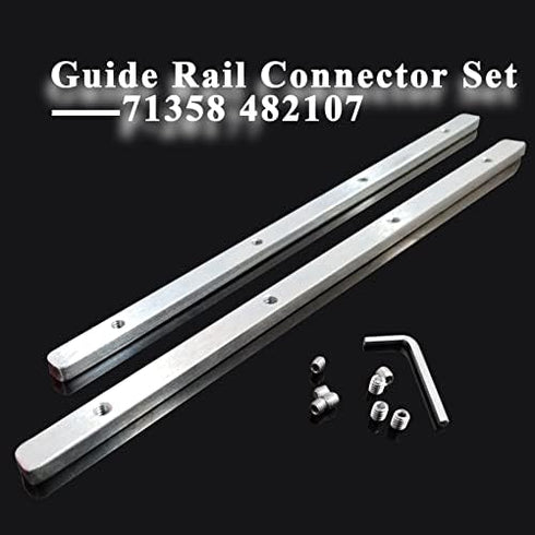 Guide Rail Connector Accessory Kit 71358 482107 for Festool Makita DeWalt Track Saw Long Cuts, Triton in Integrated Guide Rail T-Slots for Secure ...
