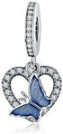 Charm Devil's Eye,Crab Pendant,Love Cat,French fries dangle Charm 925 Sterling Silver Pendant Women's Necklace Bracelet DIY pendant Fit for Europe...