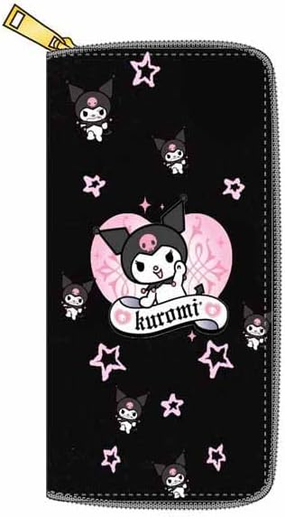 Kawaii Kumi Pu Wallet Purse Bag Accessories Money Holder Money Purse Credit Card Holder Pouch with Zipper for Girls Woman...