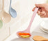 Eco-friendly Wheat Straw Spoons, Wheat Straw Soup Spoon, Soup Spoon for Cooking, Wheat Straw Cooking Spoons, Cooking Utensils (Pink)...