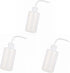 Wash bottles,3pcs 250ml Plastic Safety Wash Bottle Convenient Transparent Squeeze Bottle for Medical Laber Supplies Green Soap Cleaning Washing Bo...