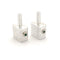Pair of Aluminum Dual 8 Gauge to Single 8 car Audio Dual Speaker Gauge Amplifier -Four Stainless Steel Screws...