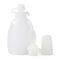 Reusable Silicone Baby Food Pouches, BPA-Free Silicone Refillable Baby Food Storage Bag with Spoon and Leak-Proof Attachment Topper, 4oz (White)...