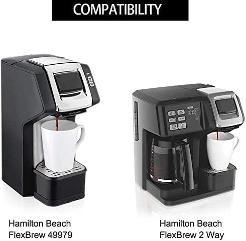 HASMX Replacement Single Serve Coffee Grounds Baskets for Hamilton Beach FlexBrew Coffee Maker Models 49940 49950 49966 49968 49974 49975 49976 49...