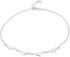 Sterling Silver Jewelry Playful Dolphin Anklet with Rhodium Plating for Women and Girls...