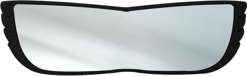 Wide-Angle Rearview Mirror, As Seen On TV Black Convex Car Mirror Installs in Seconds and Fits Most Cars, SUVs & Trucks, Holiday Gift...