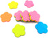 Mini Flower Shaped Sticky Notes Colorful Cute Sticky Notes Fun Self-Stick Memo Pads Set for Office School (4 Pads 400 Sheets)...