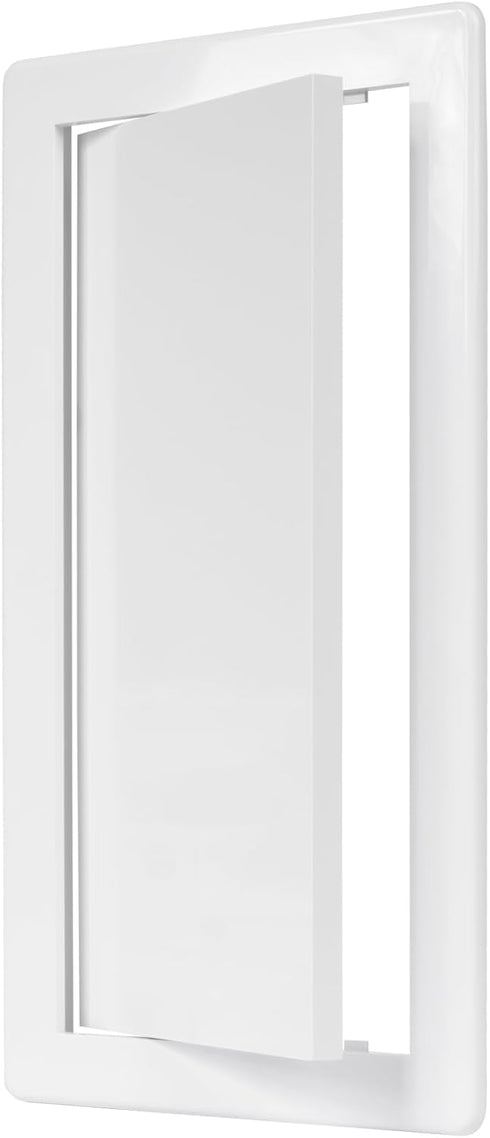 6" x 12" White Plastic Access Panel. Service Shaft Door Panel. Plumbing, Electricity, Heating, Alarm Wall Access Panel for Drywall. Bathroom Servi...