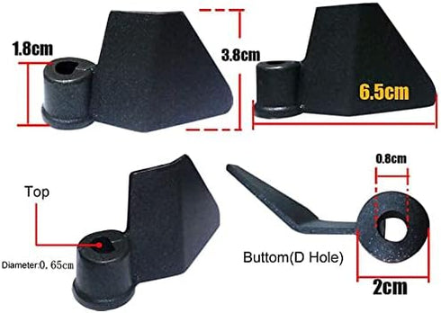 FTVOGUE Bread Maker Paddle, Stainless Steel Non-stick Breadmaker Machine Replacement Part Durable Mixing Paddle...