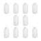 Bettomshin 10Pcs Narrow Mouth HDPE Reagent Bottle, 250mL/8.45oz Square Plastic Lab Chemical Reagent Bottle, Leak Proof, Translucent Sample Sealing...