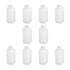Bettomshin 10Pcs Narrow Mouth HDPE Reagent Bottle, 250mL/8.45oz Square Plastic Lab Chemical Reagent Bottle, Leak Proof, Translucent Sample Sealing...