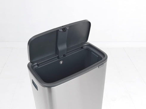 Brabantia PerfectFit Trash Bags (Size M/16 Gal) Thick Plastic Trash Can Liners with Drawstring Handles (40 Bags)...