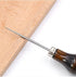 VIUJUH 2 Pack Awl,Gourd Shape Awl Tailors Awl Wood Handle Scratch Awl Sewing Awl Tool for Leather (2 Pack)...
