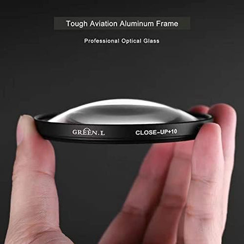52mm Close-up Filter Set(+1,+2,+4,+10), Professional Macro Filter with Filter Pouch for Camera Lens......