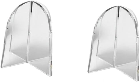 lasenersm 2 Pieces Acrylic Bracelet Holder Arched Bracelet Display Stand Acrylic Bracelet Displays Stands Wristband Display Stand Holder Jewelry B...