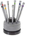 New 9 pcs Precision Watch Flat Blade Slotted Screwdriver Set Watchmakers Tools...