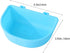 POPETPOP Hanging Pet Bowl Dog Crate Bowl Plastic Kennel Bowls Non Spill Food Water Bowls for Cages Bunny Feeder Hanging Coop Cup for Dogs Cat Bird...