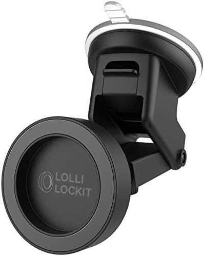 ENCASED LolliLockit Magnetic Grip Car Mount for Pop Phone Holder, Dash/Window Socket Attachment by LolliLocket (Patent Pending)...