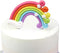 Rainbow Cake Topper Cupcake Pick Wedding Birthday Party Favor Dessert Rainbow Design Cake Pick...