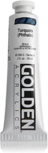 Golden Heavy Body Acrylic Paint, 2-Ounce, Turquoise Phthalo (GLDNHB-13902)...