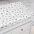 TL Care Printed 100% Cotton Knit Fitted Contoured Changing Table Pad Cover - Compatible with Mika Micky Bassinet, Alphabet, for Boys and Girls...