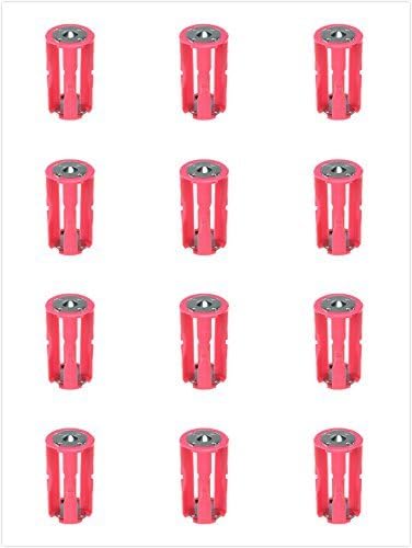 4AAA(LR03) to C Size Parallel Battery Adapter Holder (Pack of 12)...