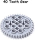 16PCS MOC Technical Gears Pack Compatible with Stnadard Building Block Assortment Kit 8/16/24/40 Tooth Gear...