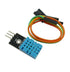 2PCS DHT11 Temperature Humidity Sensor Module Detector Digital Single Bus 3.3V-5V with Wires Humidity Measure Range 20%-95% Temperature Measure Ra...