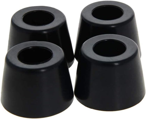 MroMax 4Pcs Rubber Feet Round Furniture Pads 1.42" W x 0.98" H Non Slip Bumper Feet Conical Recessed Protection for Furniture, Electronics and Cut...