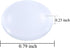 HAUTOCO 90pcs 20mm Glass Dome Cabochons Clear Round Cabochon Tiles, Non-calibrated Round 0.79 inch/20mm for Rings Cameo Pendants Bookmarks Bracele...