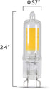 Feit Electric BP35G9/830/LED/6 35-Watt EQ DM G9 Base T4 Specialty LED Light Bulb, 6-Pack...