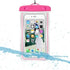 Luminescent Waterproof Phone Case for Ultimate Deep Dive Water Protection 7,1" Ultra-Durable With Luminescentic Bars fits all smartphones (Fuchsia...