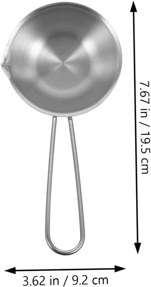Pour Oil Small Pot Steaming Pot Steel Pot Sauce Pan Saucepan Metal Pot Stainless Steel Cookware Pot Steamer Non Stick Pot Pouring Pot Oil Pots for...