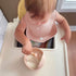 Ginbear Baby Bowls with Suction First Stage, Silicone Bibs, Baby Feeding Spoons, Baby Led Weaning Supplies for Ages 6 Months+ (Almond)...