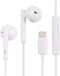 Inwa USB C Headphones in Ear Usbc Earbuds with Mic/Volume Control Compatible with SoundFlow Google Pixel Oneplus Samsung Sony MacBook Huawei (Whit...
