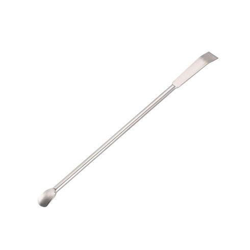 uxcell Micro Lab Sampling Reagent Spoon 304 Stainless Steel 2 in 1 Double Head Laboratory Mixing Spatula 125mm 2Pcs...