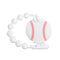 Baby Sports Ball Teething Toys,Food Grade Silicone Teether with One-piece Pacifier Clip Holder,Shower Gift,Teething Pain Relief for 3 Months+ Boy ...